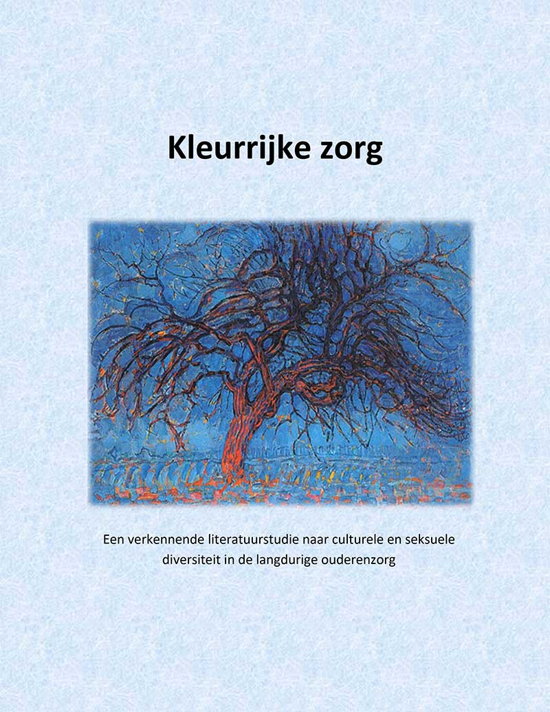 Kleurijke Zorg literatuurstudie seksuele diversiteit ouderenzorg voorkant